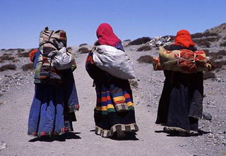 Nomads in Northern Tibet