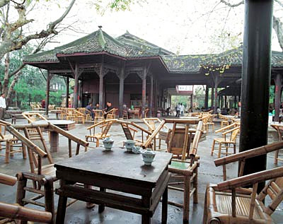 Teahouse in Chengdu,China