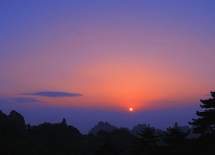 Sunrise Mt.Huangshan,China