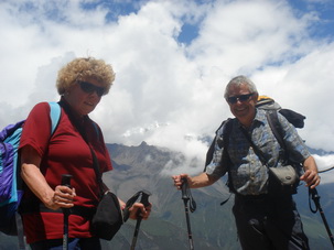 Trek at mountain pass during Derge Trekking