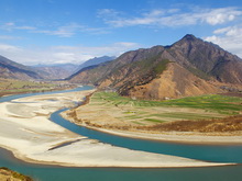 First Bend of the Yangtze River,Yunnan Province