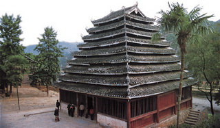 Dong Village in Zhaoxing,Guizhou