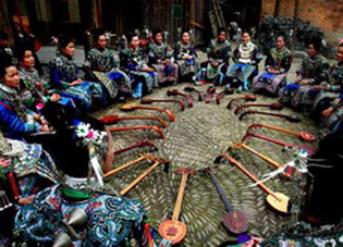 Dong People in Zhaoxing,China