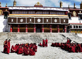 Monks at Drepung Monastery,Lhasa,Tibet