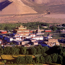 Samye Monastery in Lhoka,Tibet