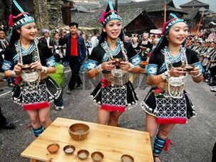 Short Skirt Miao People,Kaili,Guizhou