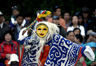 Tibet Shoton Festival Celebration at Norbulingka,Lhasa