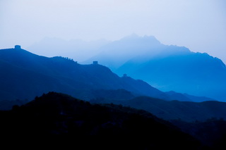 Scenery along the Great Wall of China