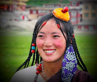 Tibetan Woman,Tibetan Dressing