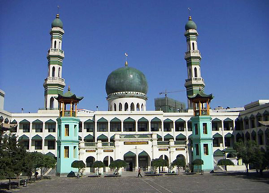 Dongguan Grand Mosque, one of the 'top 10 attractions in Qinghai, China' by China.org.cn.