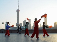 Morning at the Bund,Shanghai,China
