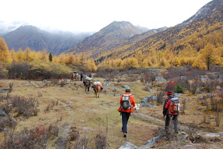 Trek in Mt.Four Sisters,Sichuan
