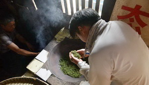 Tea making at Mt.Mengding, Sichuan,China