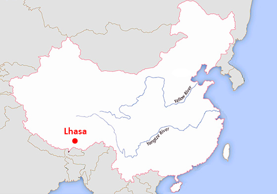 Maps of Lhasa